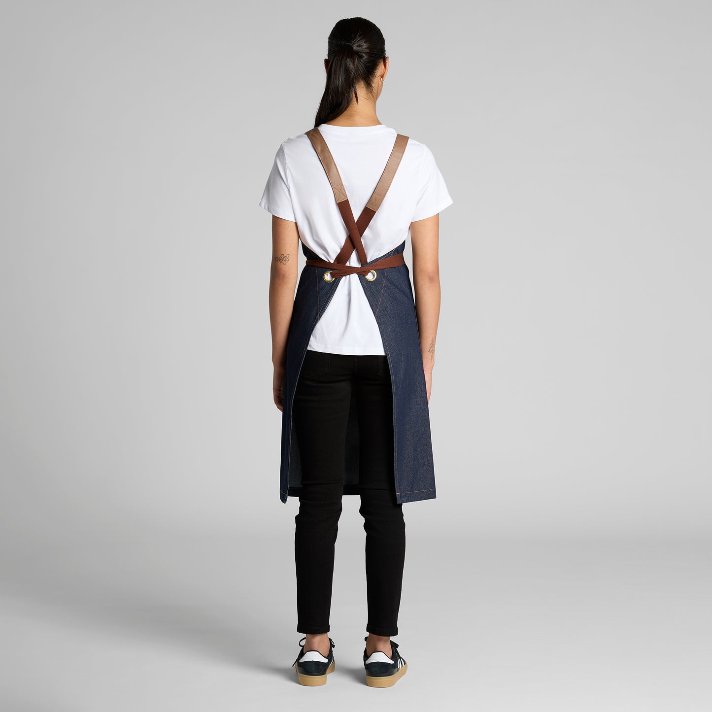 Denim apron custom embroidery