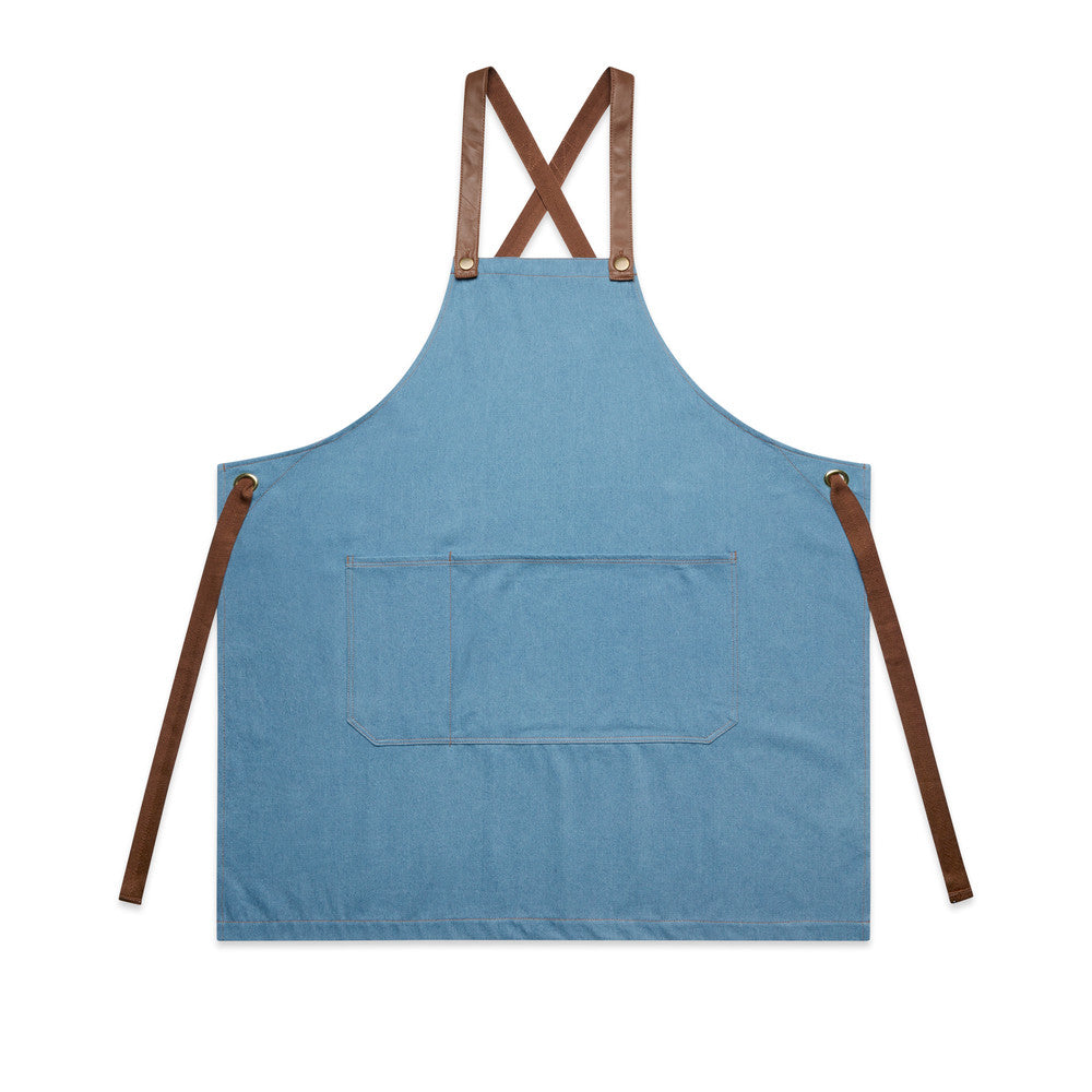 Denim apron custom embroidery