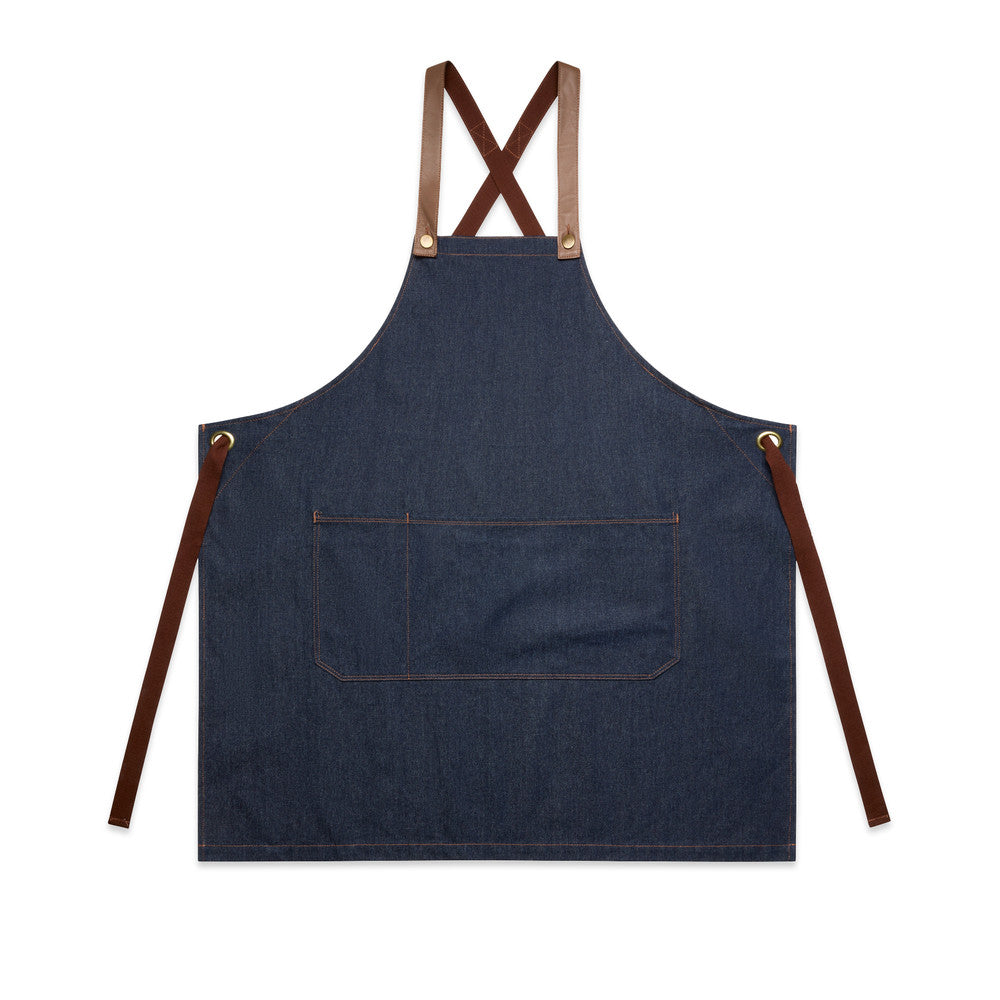 Denim apron custom embroidery