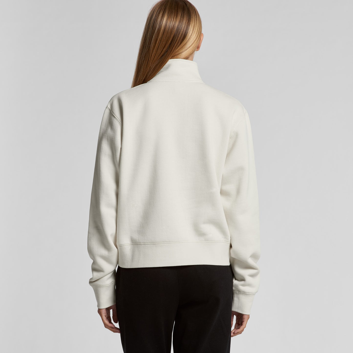 WO'S STENCIL HALF ZIP CREW | 4125