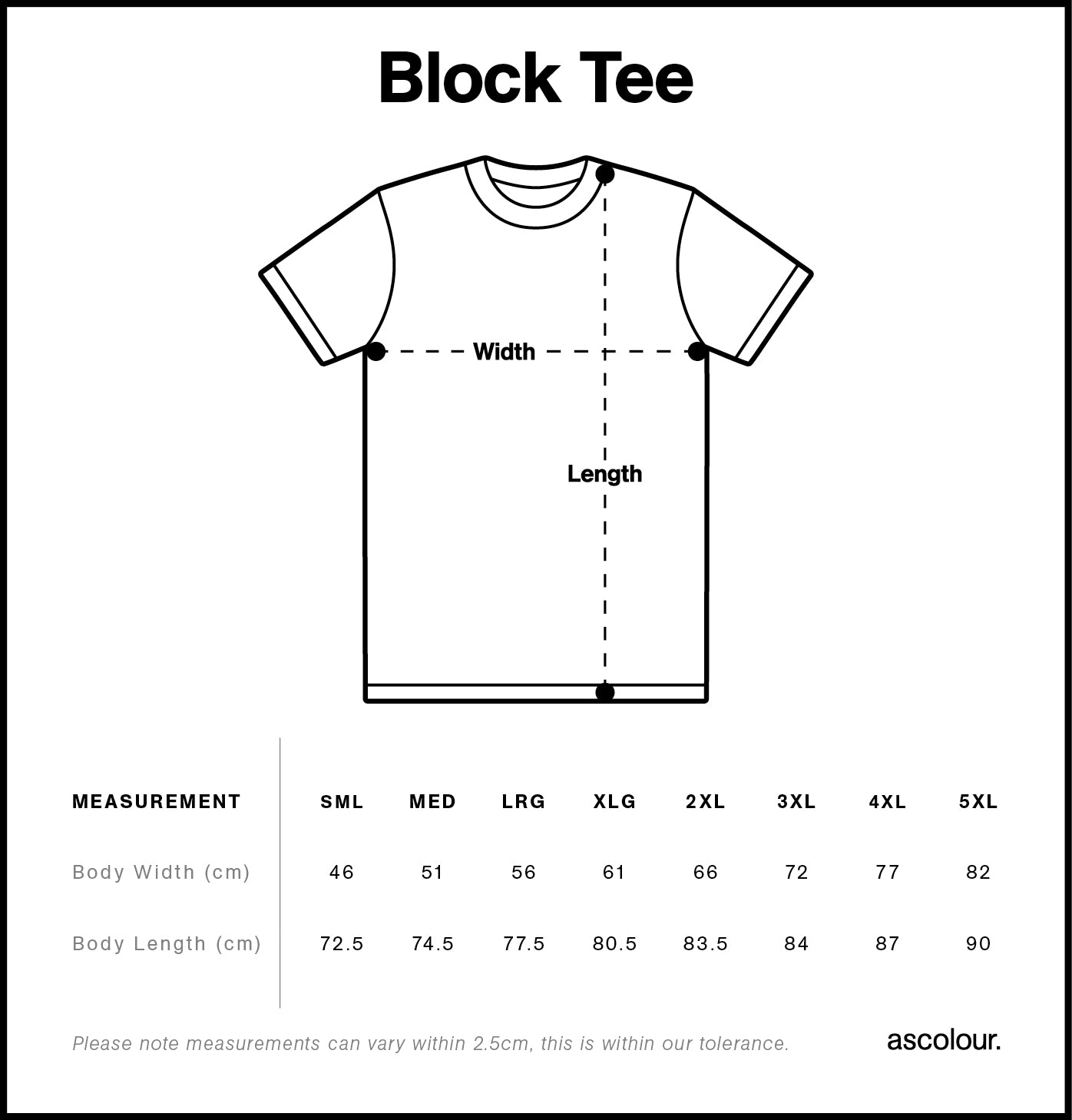 BLOCK TEE | 5050