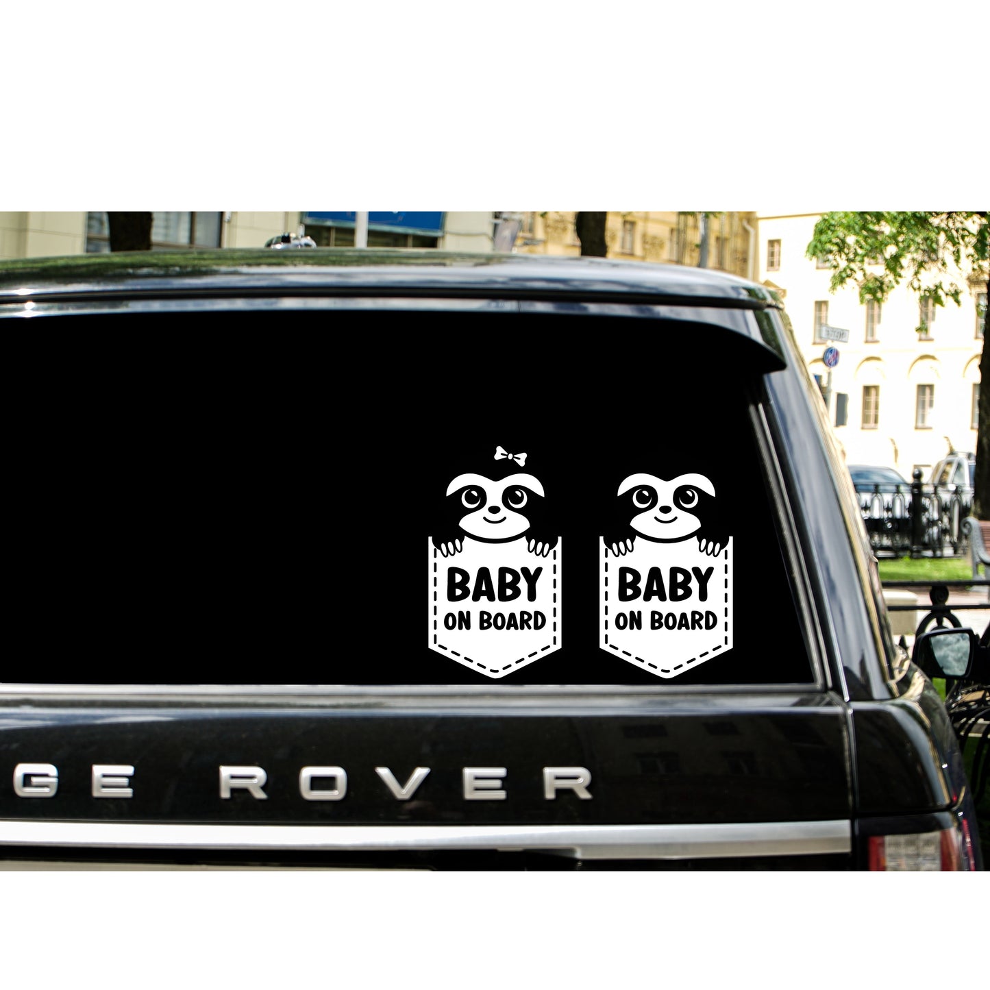 Custom Baby on board car decal