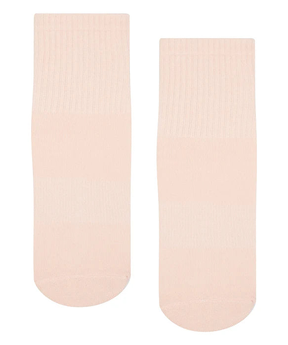 Custom Crew Grip non slip Sock soft pink