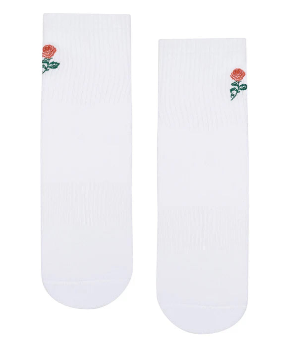 Personalised Crew Grip non slip Sock Rose