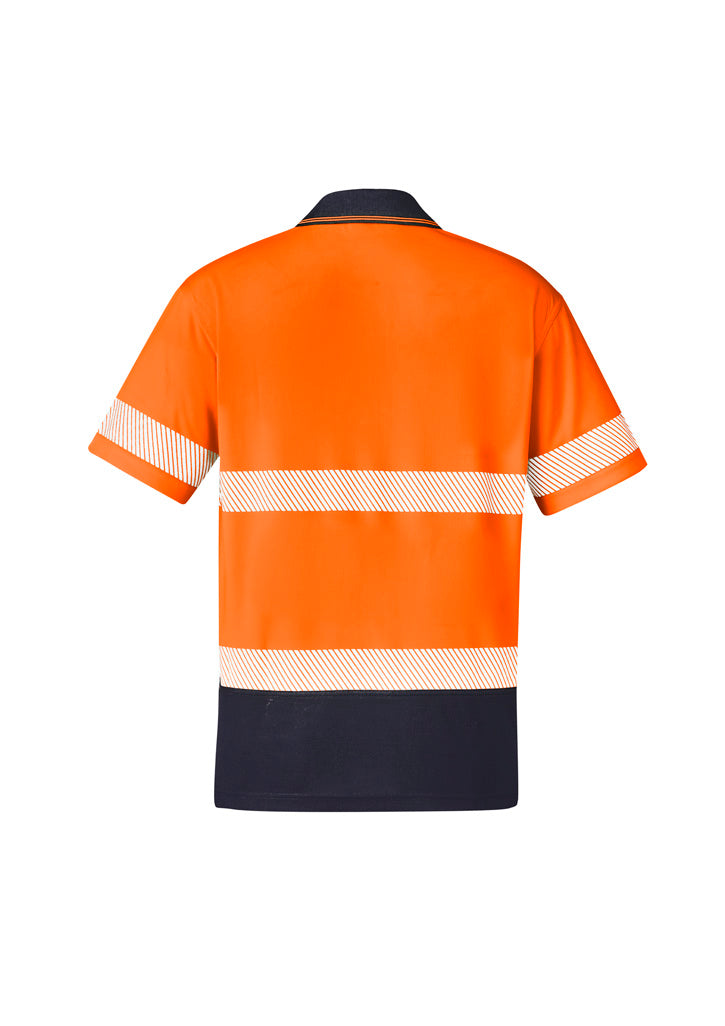 ZH535 Unisex Hi Vis Segmented Tape Short Sleeve Polo