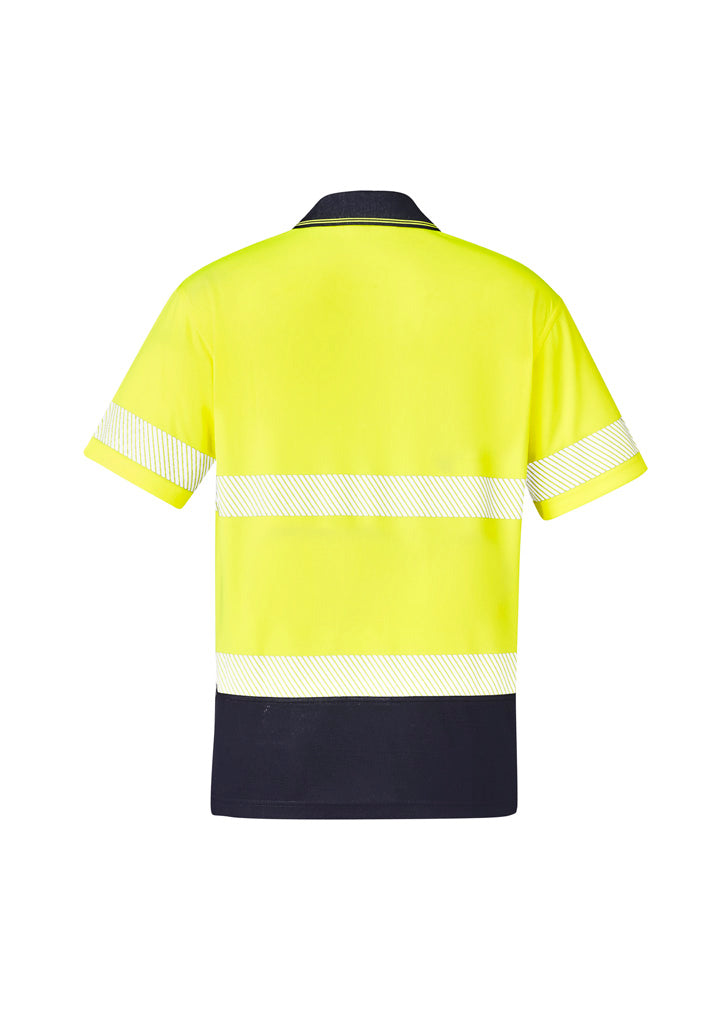 ZH535 Unisex Hi Vis Segmented Tape Short Sleeve Polo