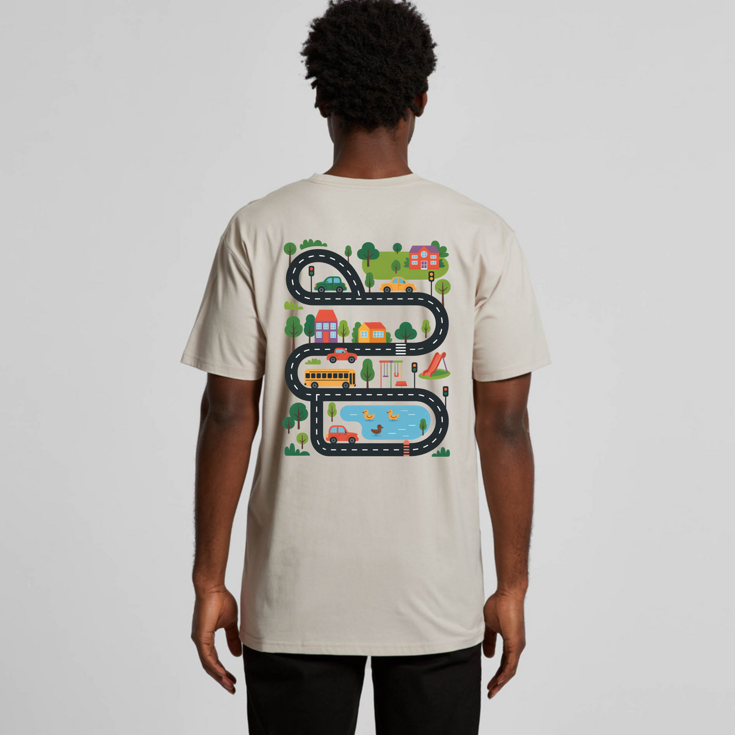 Dad's car race track t-shirt