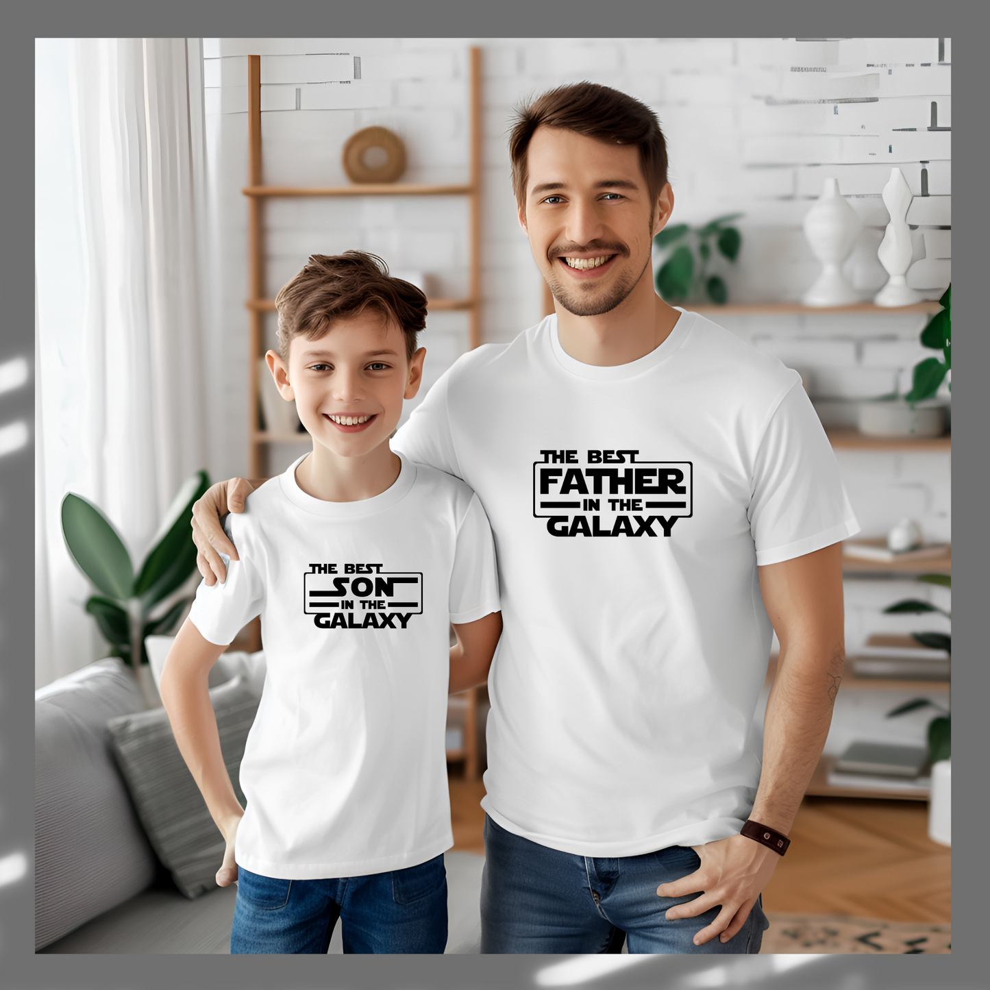 Matching Father and son t-shirt fathers day Gift