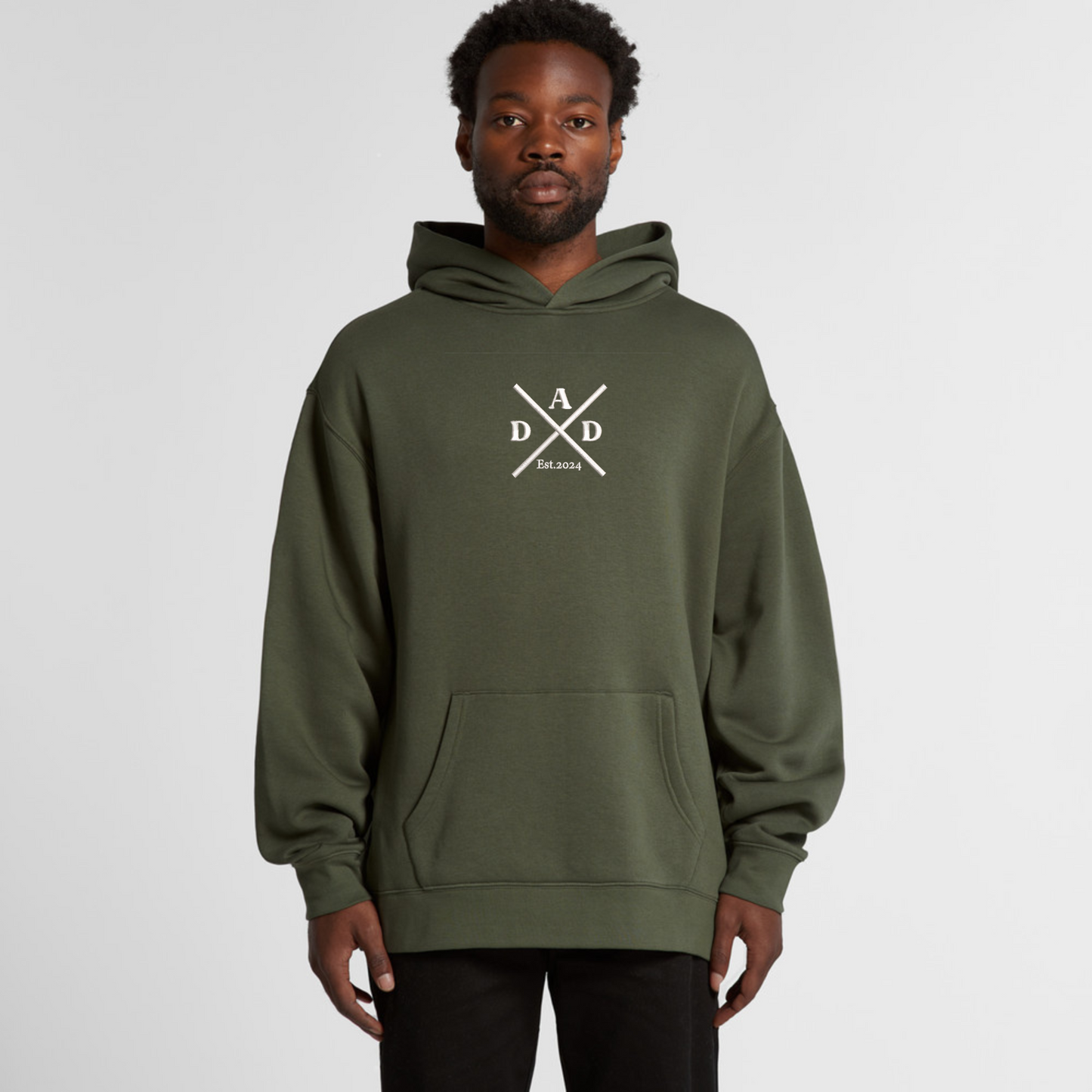 Embroidered fathers day Hoodie for DAD
