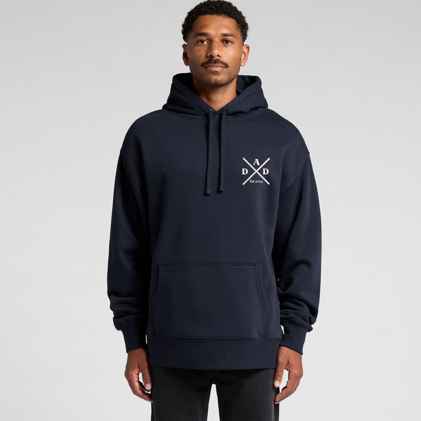 Embroidered fathers day Hoodie for DAD