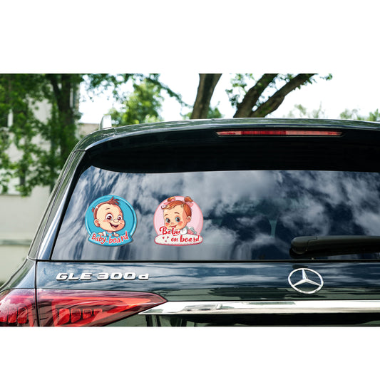 Baby On Board car window decal