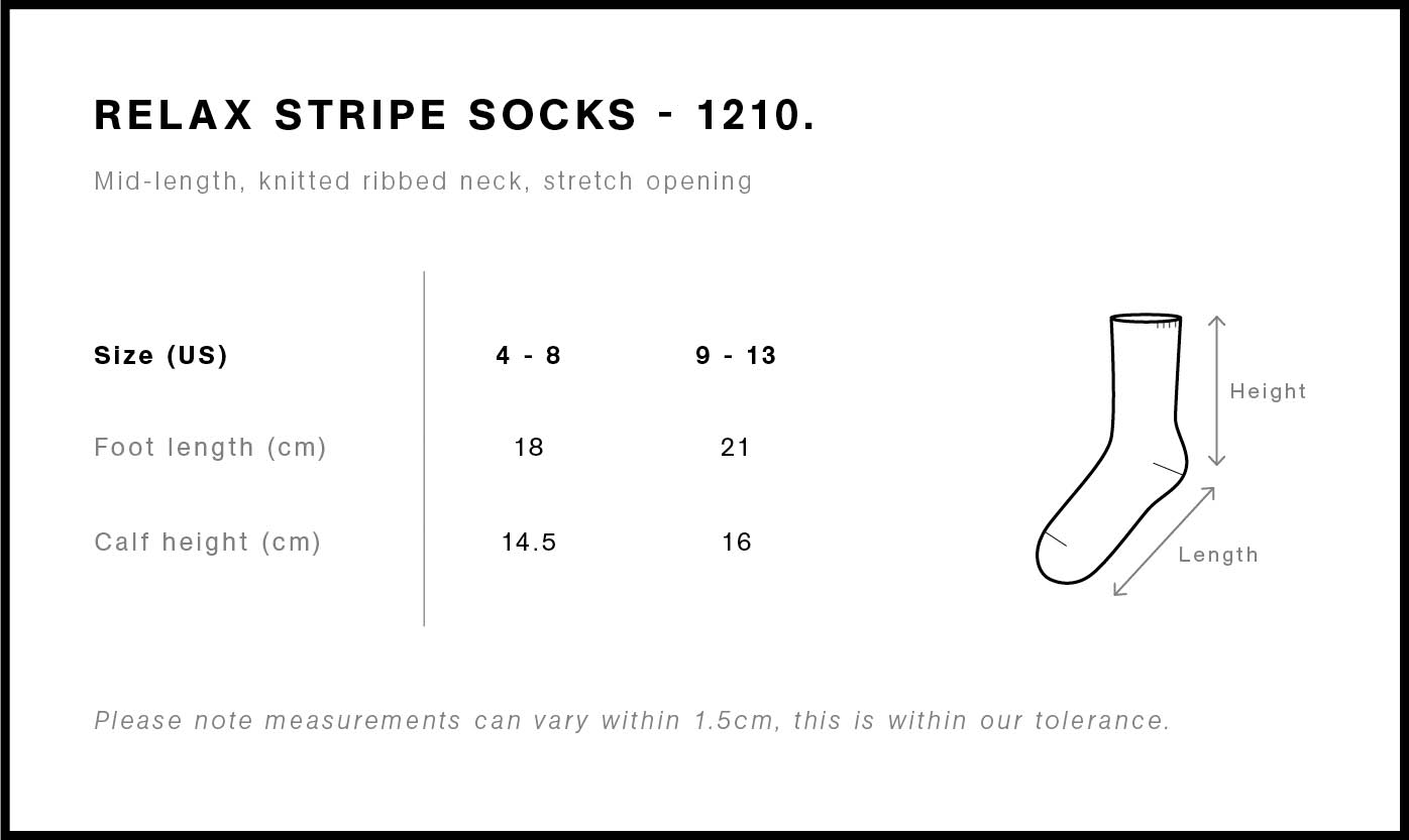 RELAX STRIPE SOCKS  | 1210