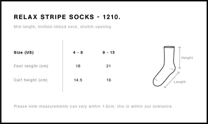 RELAX STRIPE SOCKS  | 1210