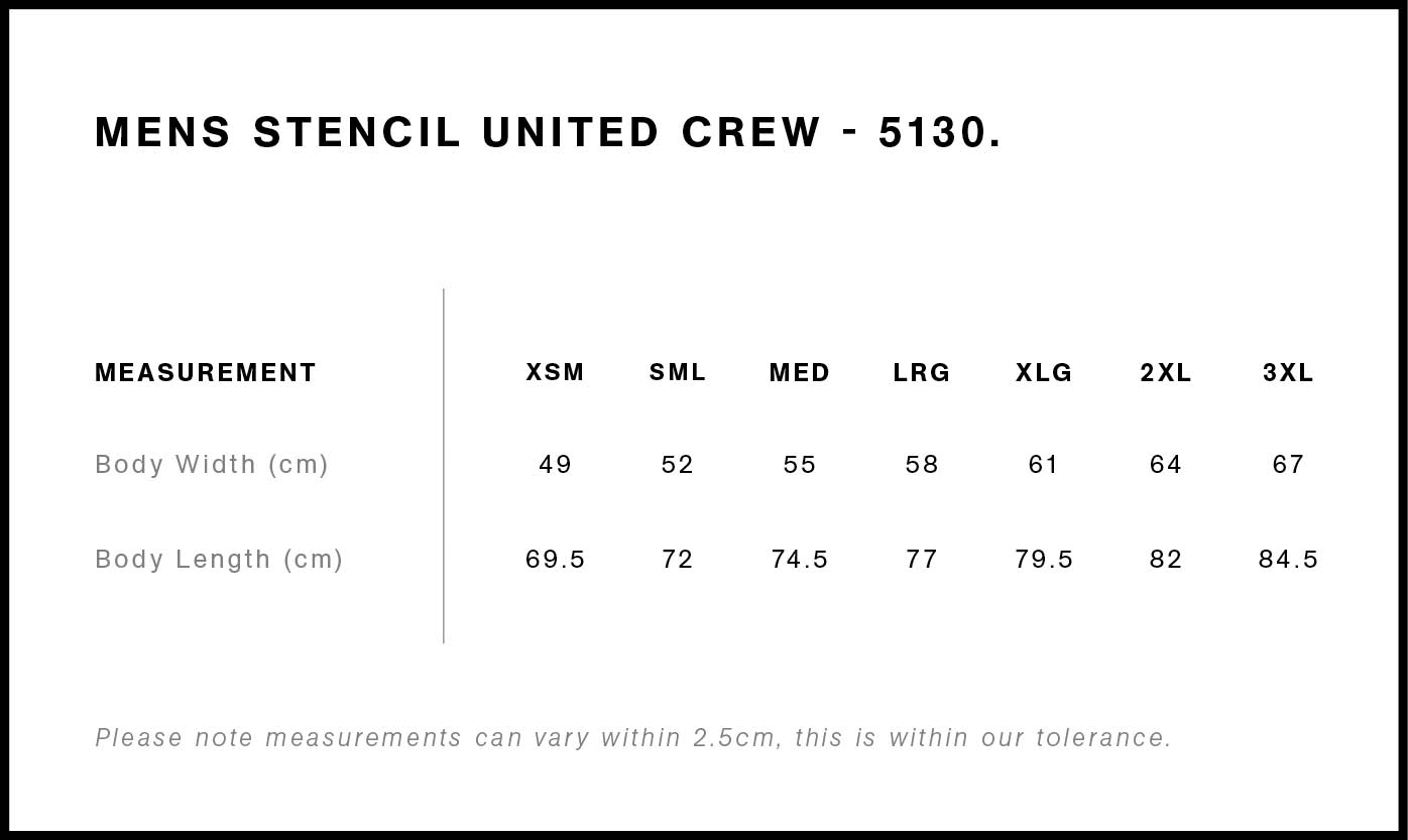 STENCIL UNITED CREW | 5130