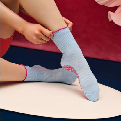 Custom Crew Grip non slip Sock