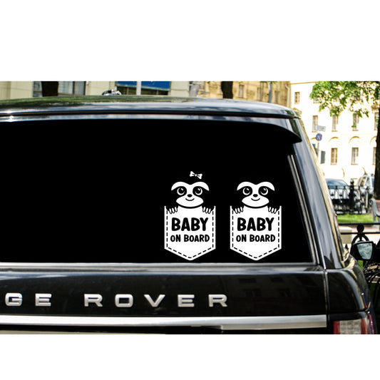 Custom Baby on board car decal