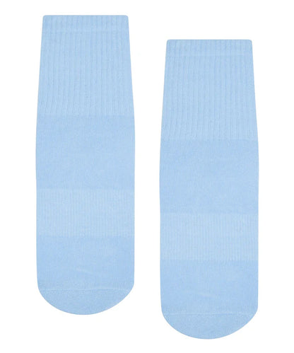 Custom Crew Grip non slip Sock powder blue