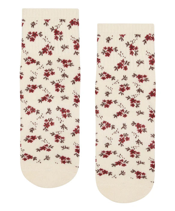 Custom Crew Grip non slip Sock floral