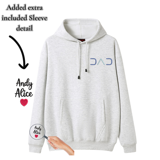 Custom Gift for DAD embroidered Hoodie