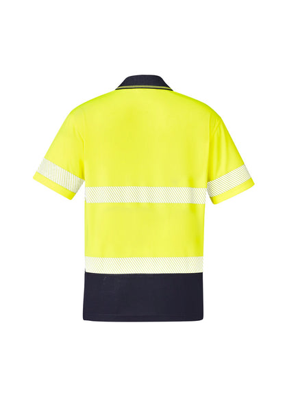 ZH535 Unisex Hi Vis Segmented Tape Short Sleeve Polo