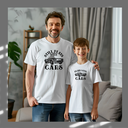 Daddy and me Matching T-shirt Car