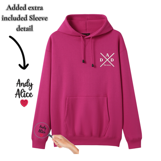 Best dad ever embroidered Hoodie (Copy)