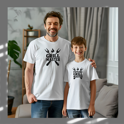 Daddy and me Matching T-shirt Grill master