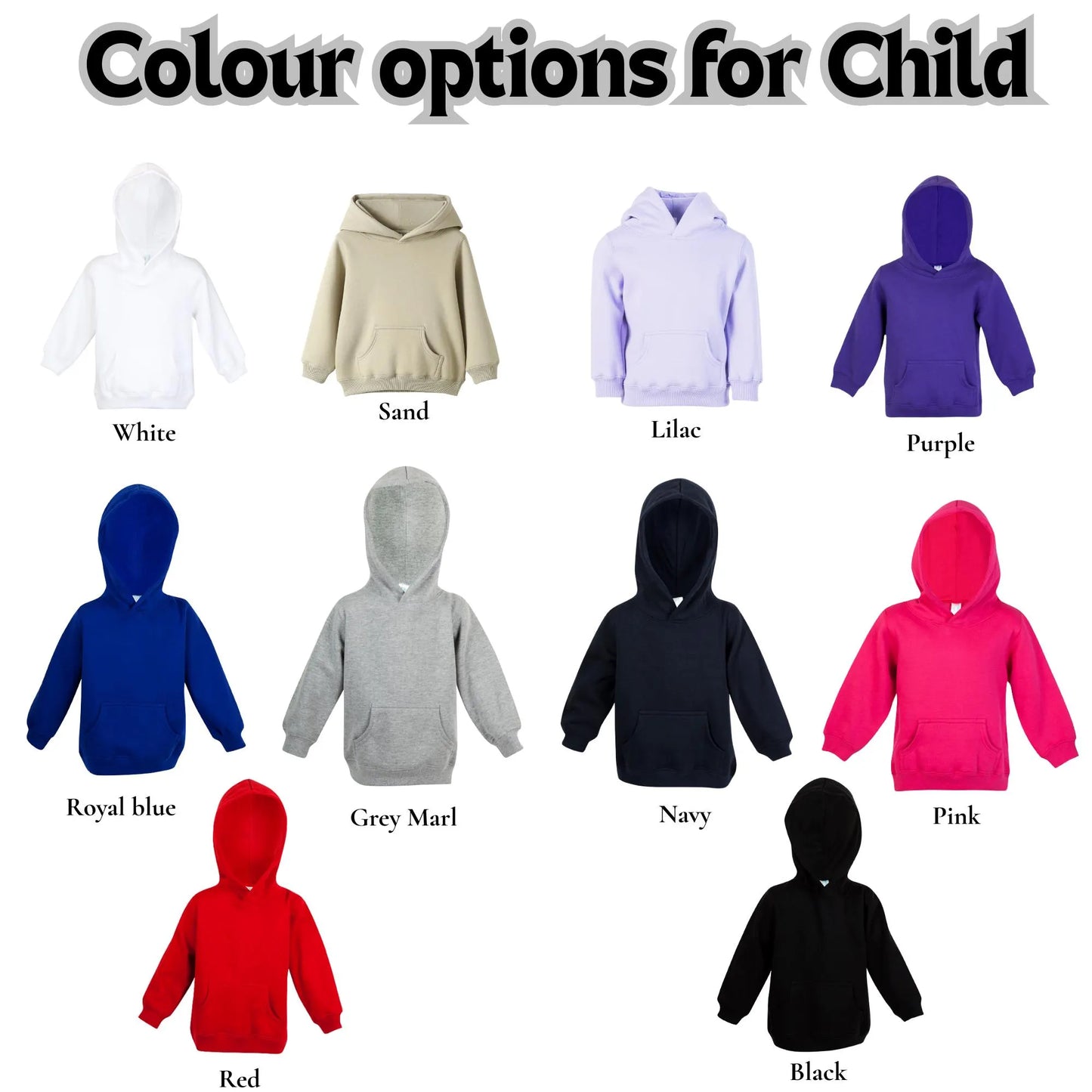 Dad and Child Matching Embroidered hoodie set