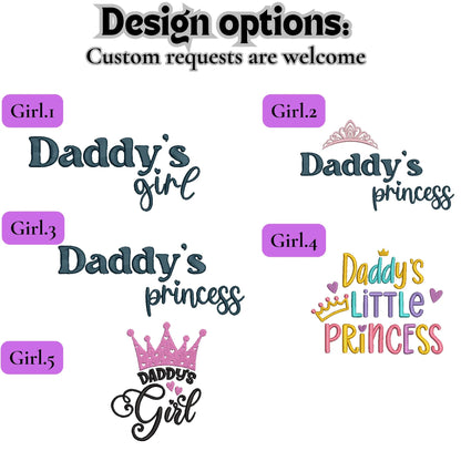Dad and Child Matching Embroidered hoodie set