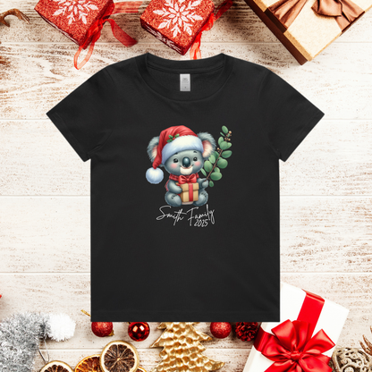 Australian theme Christmas family matching T-shirts
